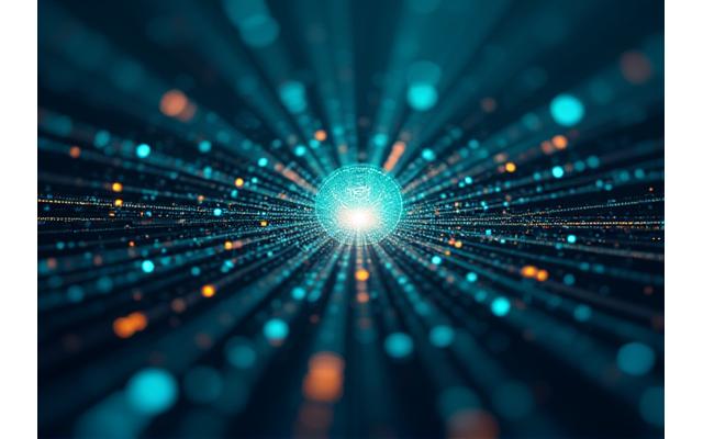 ウェブサイトの利用条件やセキュリティ設定を示す、鍵や盾のアイコンがある抽象的なデジタルインターフェースのイメージ。